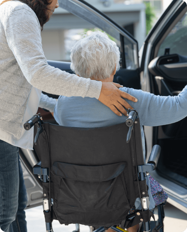 Our Assistance with travel Gloucester care staff can escort you to a doctors appointment or to the dentist